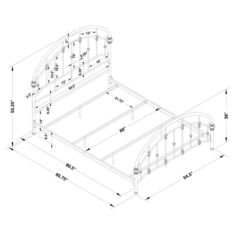 Rowan Brown Queen Bed - furniture place usa