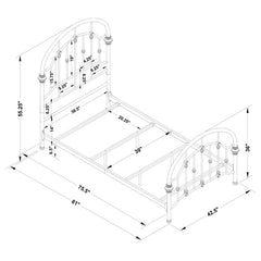 Rowan Brown Twin Bed - furniture place usa