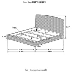 Laughton Brown Queen Bed - furniture place usa