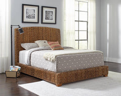 Laughton Brown Queen Bed - furniture place usa