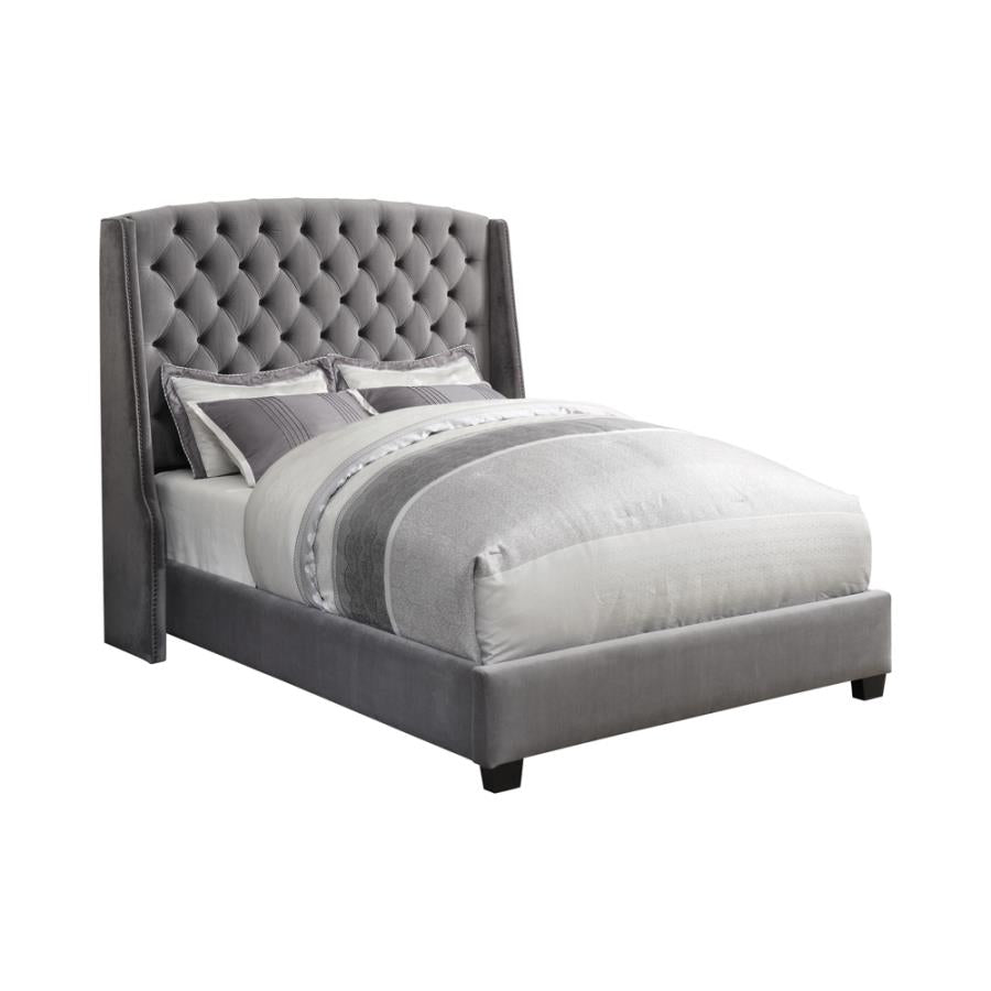 Pissarro Grey California King Bed - furniture place usa