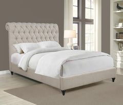 Devon Beige Full Bed - furniture place usa