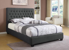 Chloe Grey Eastern King Bed - furniture place usa
