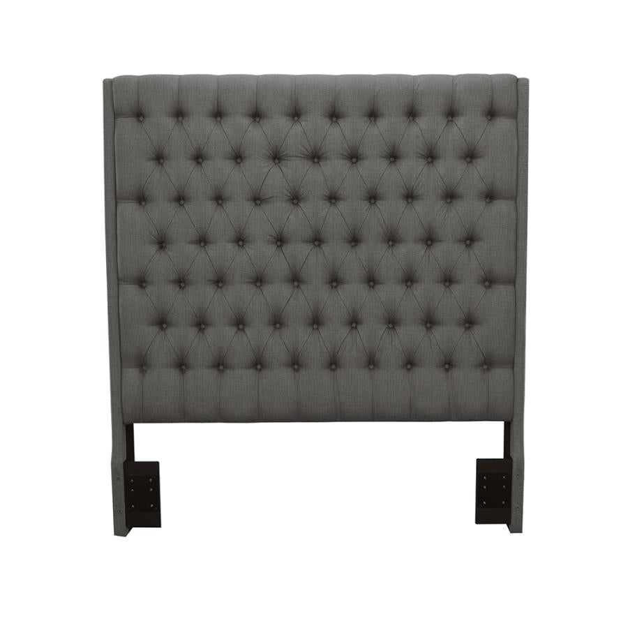 Camille Grey Queen Headboard - furniture place usa