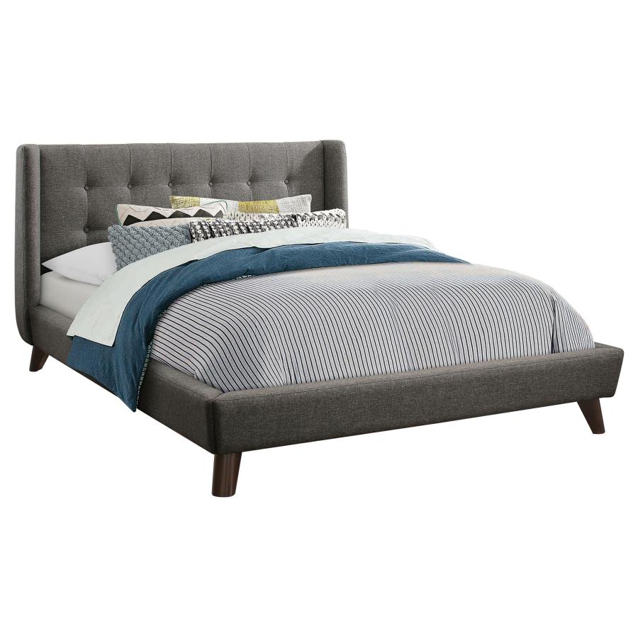 Carrington Grey Eastern King Bed - furniture place usa