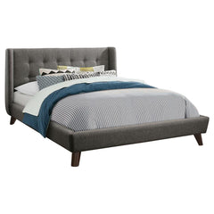 Carrington Grey Eastern King Bed - furniture place usa