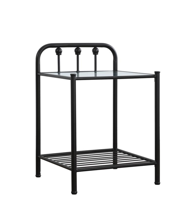 Livingston Brown Nightstand - furniture place usa