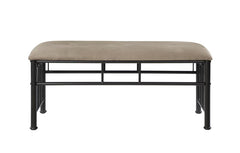 Livingston Brown Bench - furniture place usa