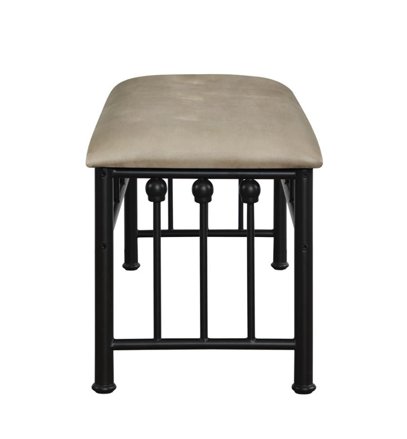 Livingston Brown Bench - furniture place usa