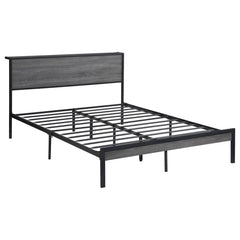Ricky Grey Queen Bed - furniture place usa