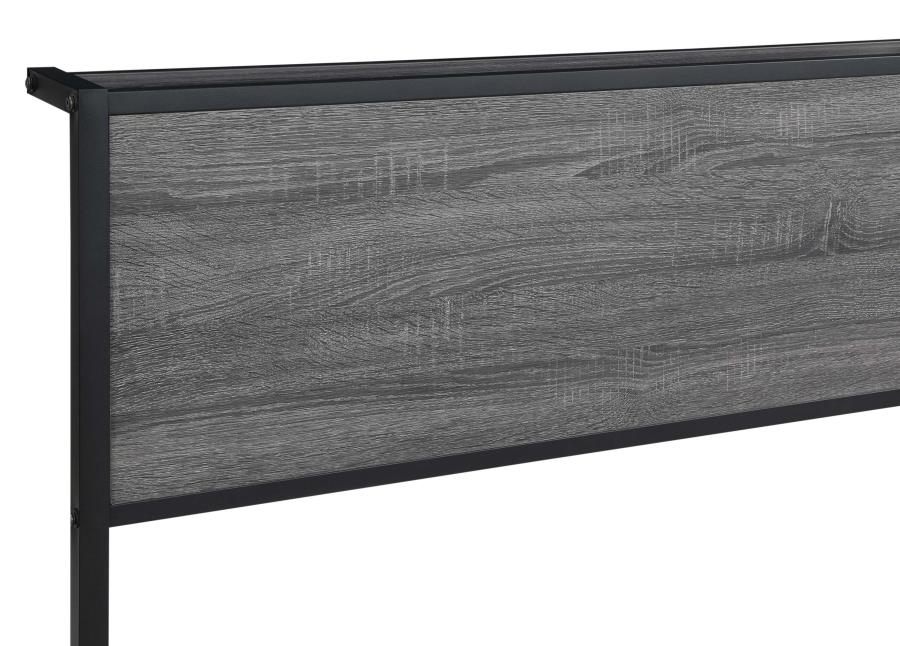 Ricky Grey Queen Bed - furniture place usa