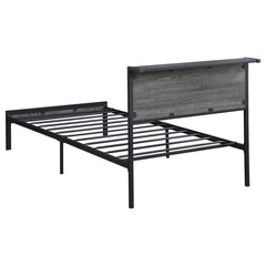 Ricky Grey Twin Bed - furniture place usa