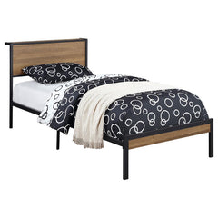 Ricky Brown Twin Bed - furniture place usa