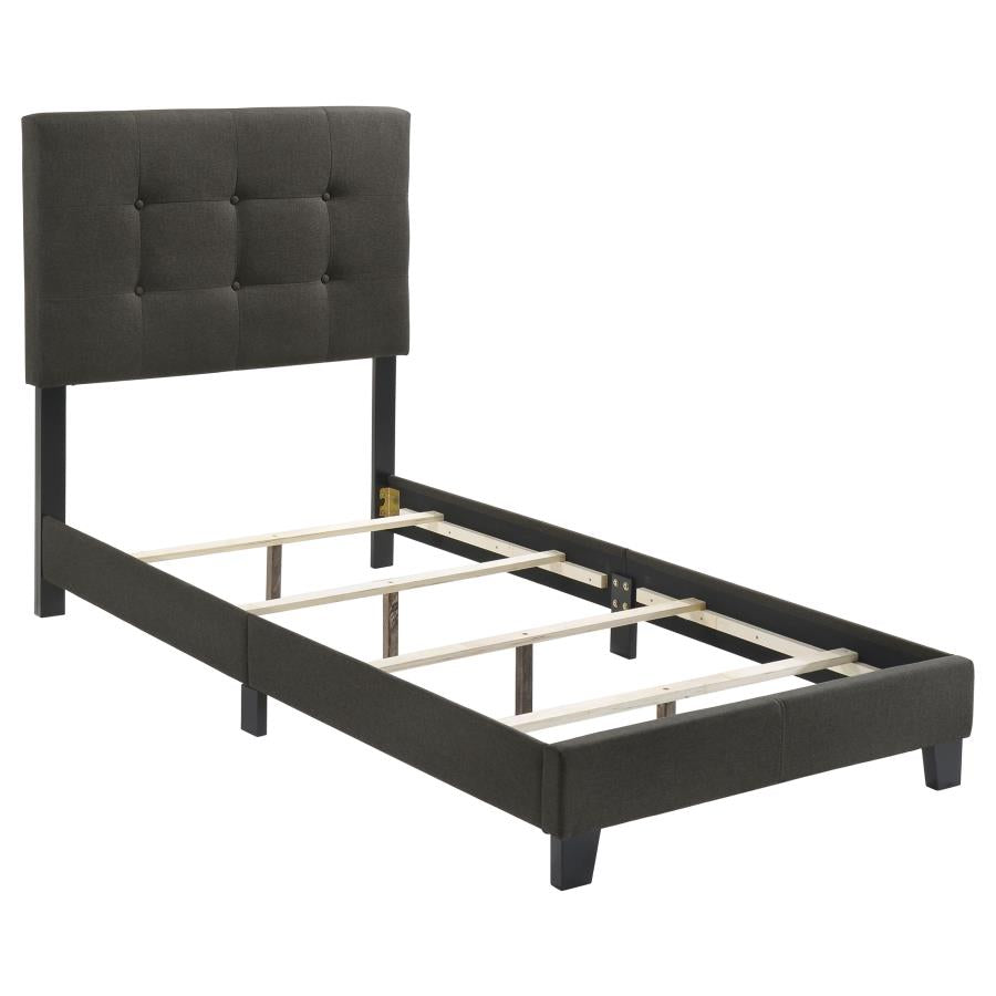 Mapes Grey Twin Bed - furniture place usa