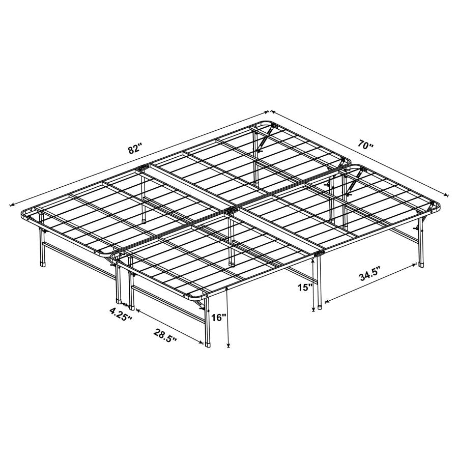 Mabel Black California King Platform - furniture place usa