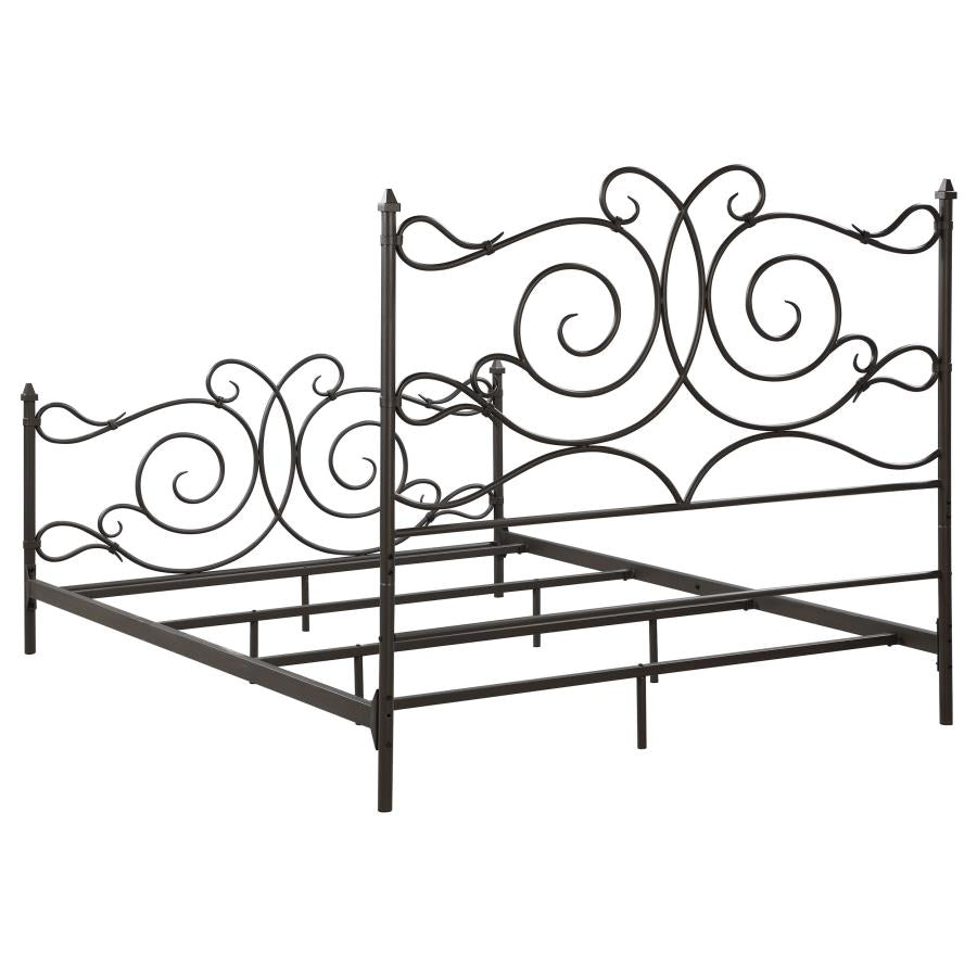 Parleys Brown Queen Bed - furniture place usa