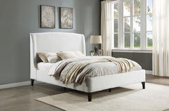 Mosby White Queen Bed - furniture place usa
