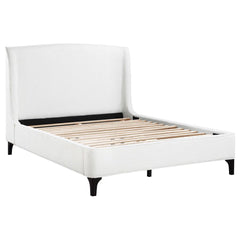 Mosby White Queen Bed - furniture place usa