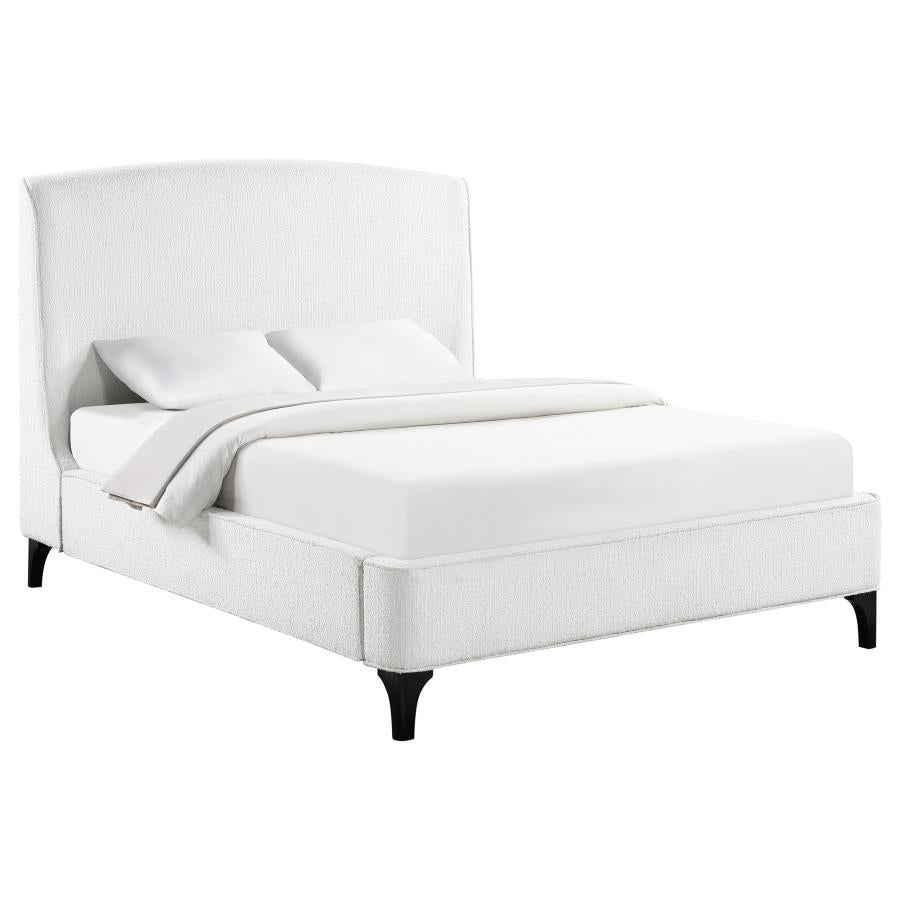 Mosby White Queen Bed - furniture place usa