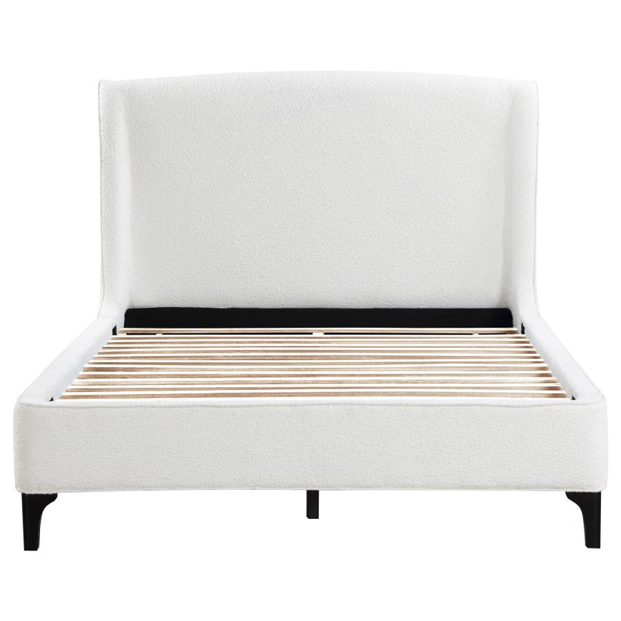 Mosby White Queen Bed - furniture place usa