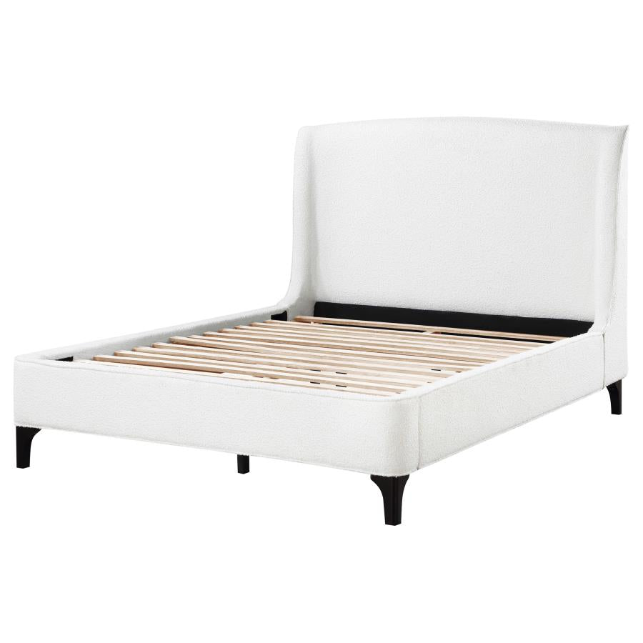 Mosby White Queen Bed - furniture place usa