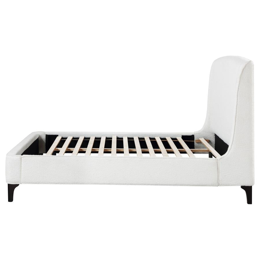 Mosby White Queen Bed - furniture place usa