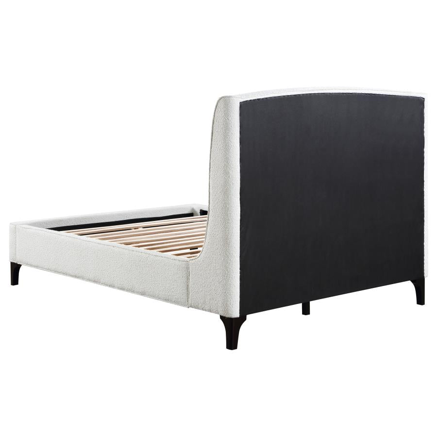 Mosby White Queen Bed - furniture place usa