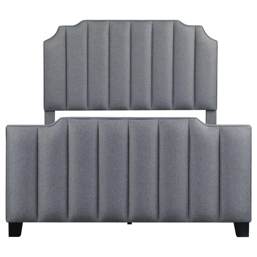 Fiona Grey Full Bed - furniture place usa