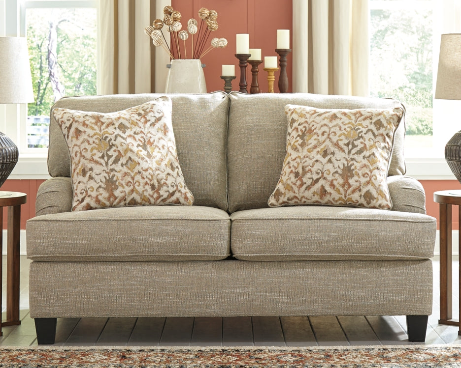 Almanza Sofa and Loveseat - furniture place usa