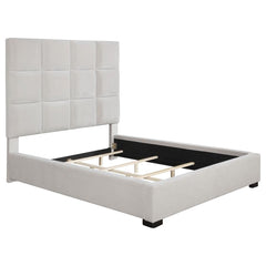 Panes Beige Queen Bed - furniture place usa