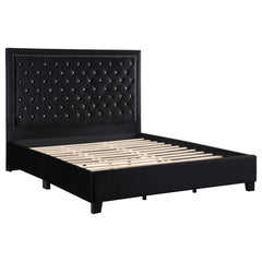 Hailey Black Queen Bed - furniture place usa
