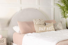 June Ivory Queen / Full Headboard - furniture place usa