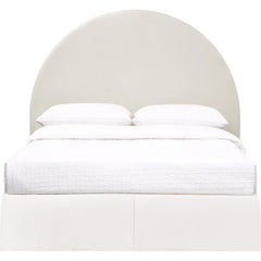 June Ivory Queen / Full Headboard - furniture place usa