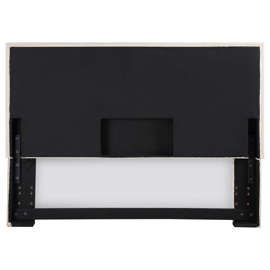 Izzy Grey Queen / Full Headboard - furniture place usa