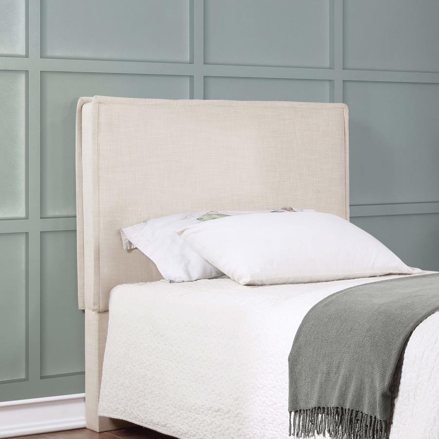 Izzy Grey Twin Headboard - furniture place usa