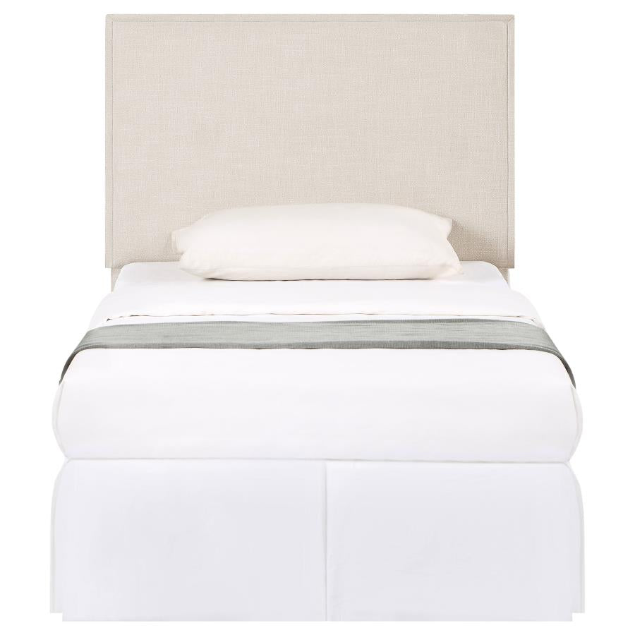 Izzy Grey Twin Headboard - furniture place usa