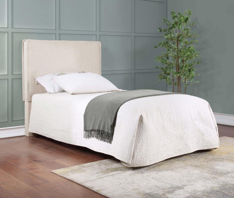 Izzy Grey Twin Headboard - furniture place usa