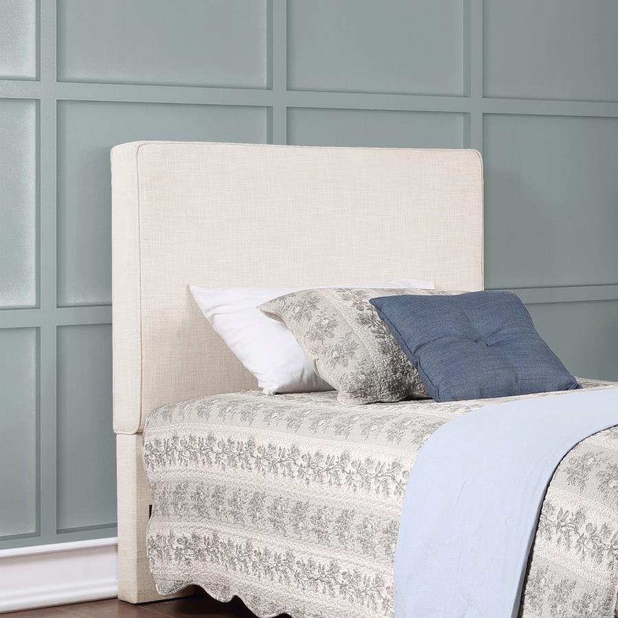 Kosmo Ivory Twin Headboard - furniture place usa