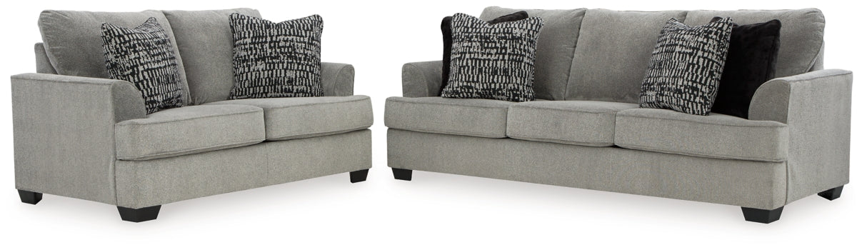 Deakin Sofa and Loveseat - furniture place usa