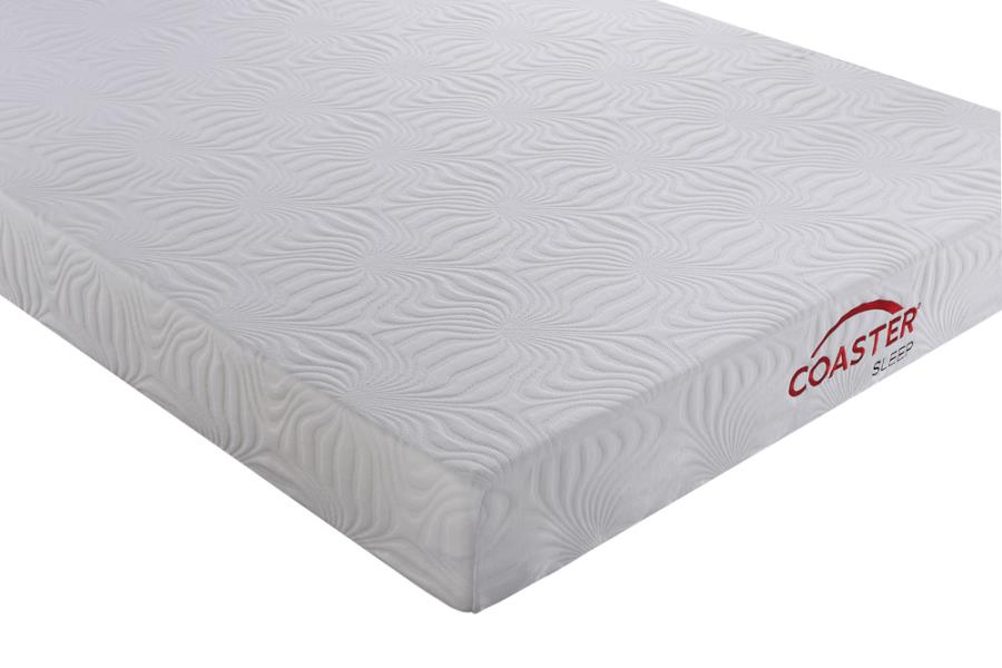 Keegan White 8" Full Memory Foam Mattress - furniture place usa