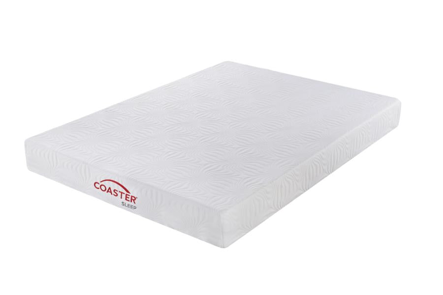 Keegan White 8" Full Memory Foam Mattress - furniture place usa