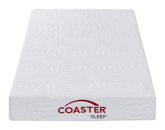 Keegan White 8" Twin Extra Long Memory Foam Mattress - furniture place usa
