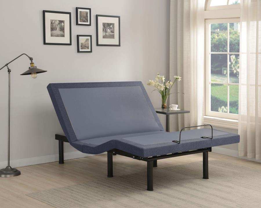 Clara Grey California King Adjustable Bed Base - furniture place usa