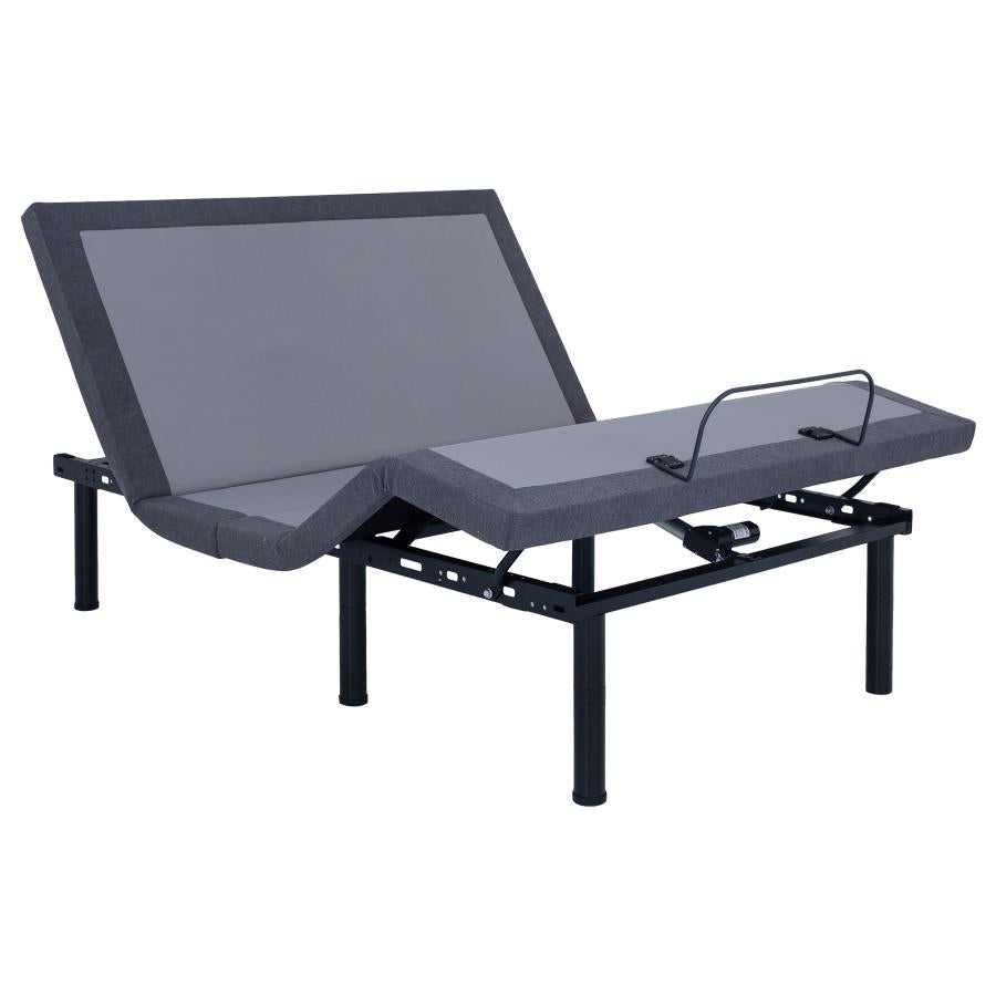 Clara Grey Queen Adjustable Bed Base - furniture place usa