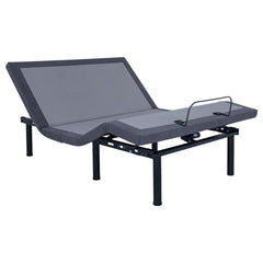 Negan Grey Eastern King Adjustable Bed Base - furniture place usa
