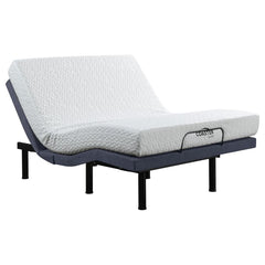 Negan Grey Queen Adjustable Bed Base - furniture place usa