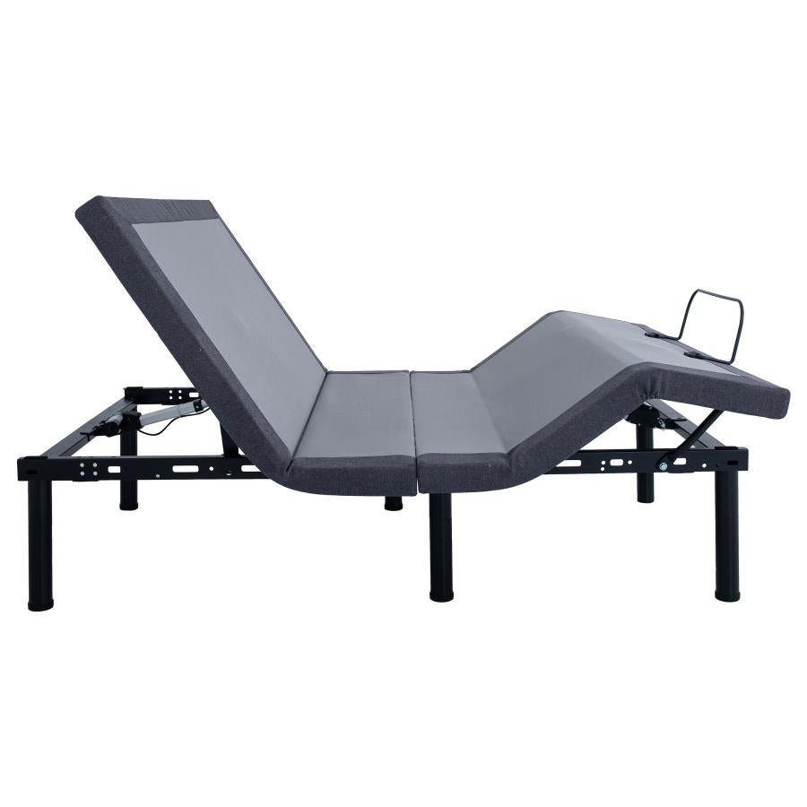 Negan Grey Queen Adjustable Bed Base - furniture place usa