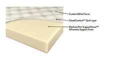 Santa Barbara White 6" Twin Tight Top Foam Mattress - furniture place usa