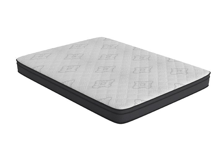 Evie White 9.25" California King Euro Top Innerspring Mattress - furniture place usa