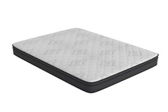Evie White 9.25" California King Euro Top Innerspring Mattress - furniture place usa